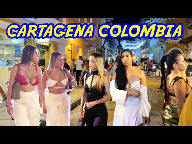 🇨🇴Cartagena Colombia WRONG ROUTE AVOID This STREET If Your MARRIED NightLife Edition 2022[Full Tour]
