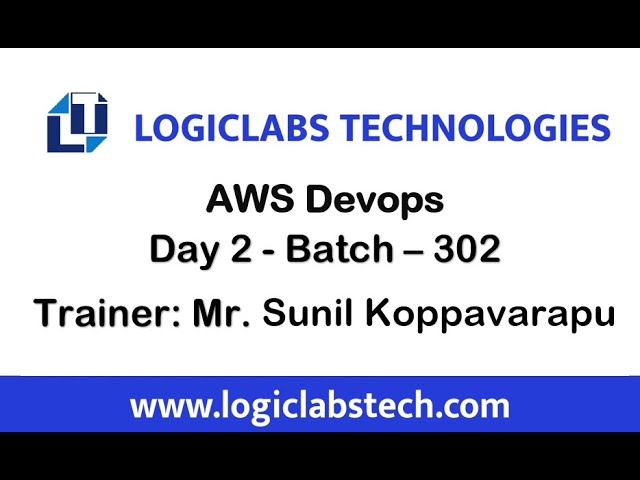 AWS Devops Day 2  Batch 302.