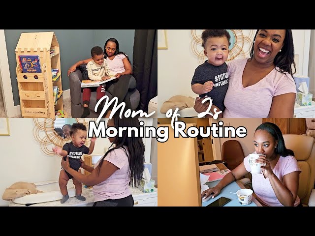 Mommy Morning routine with baby and toddler