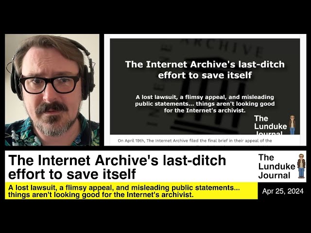 The Internet Archive's Last Stand