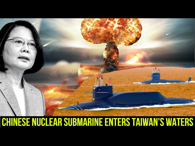 Satellite spots Chinese nuclear-powered submarine surfacing in the Taiwan Strait soaring tensions