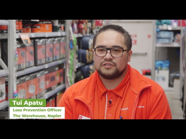 Tui Apatu, Loss Prevention Officer, The Warehouse | Talent of TWG