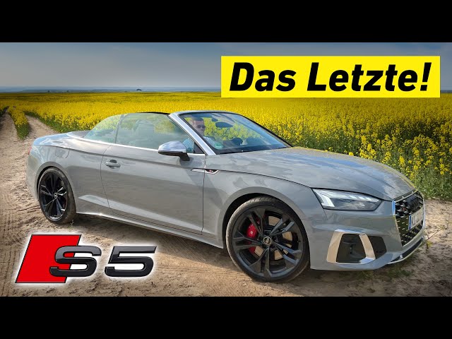Audi S5 Cabrio B9 2023 Review & Sound – Letzter V6 Benziner im Test