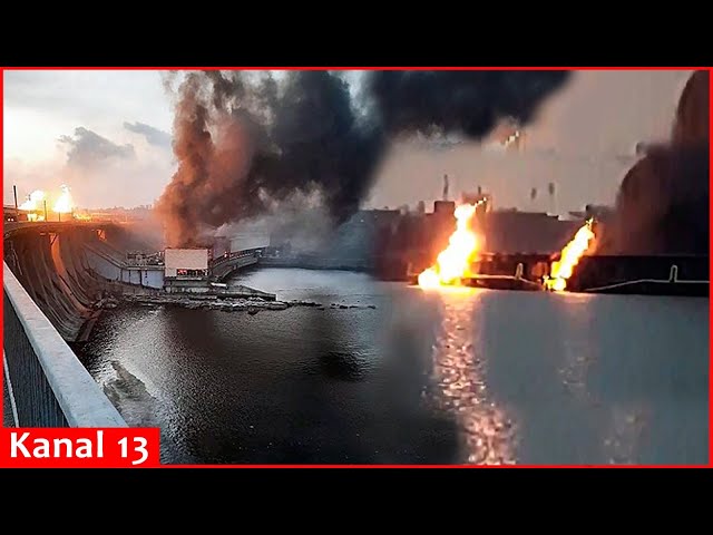 Russian attacks on Ukrainian hydro plants could trigger environmental disaster
