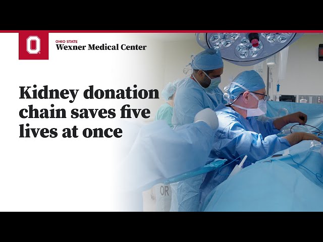 Kidney donation chain saves five lives at once | Ohio State Medical Center
