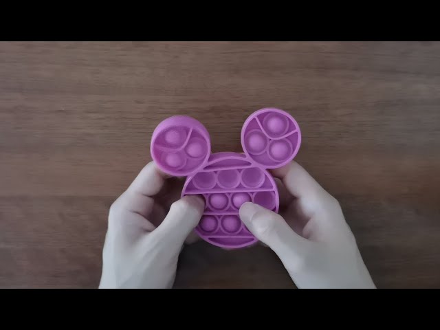 Pop It Fidget Toy Review 2021 - Mickey Mouse Pop It ASMR