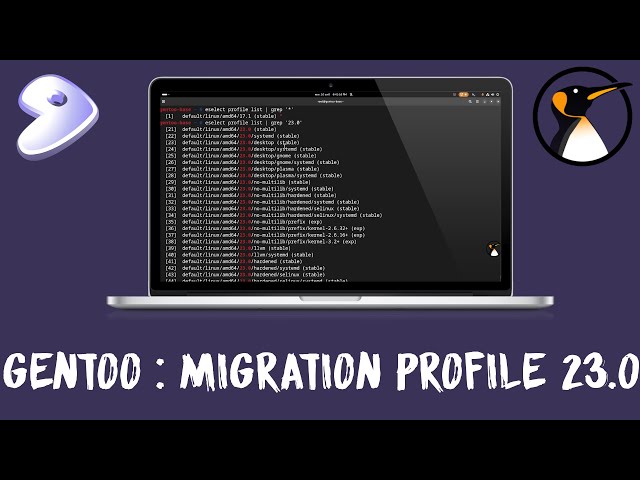 Gentoo : Migration vers le profile 23.0 !