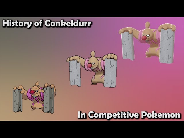 How GOOD was Conkeldurr ACTUALLY? - History of Conkeldurr in Competitive Pokemon