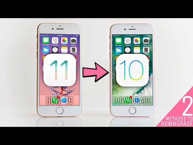 How To Downgrade From iOS 11 To iOS 10 - Easy!