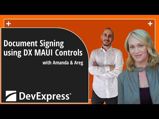 Document Signing with DevExpress MAUI Controls