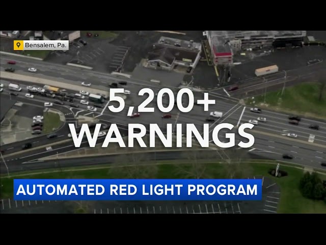 More than 5,200 warnings issued in 1st month of BEnsalem red light enforcement program