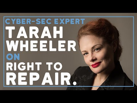 Thank you Tarah Wheeler for EXCELLENT Right to Repair testimony in Washington state!
