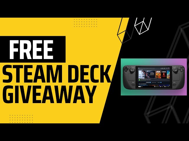 How to get a FREE Steam Deck (GIVEAWAY OVER NOW)