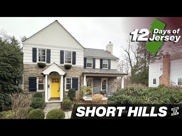Inside a Short Hills NJ Stone Based Gable Front Colonial Home for the #12DaysofJersey