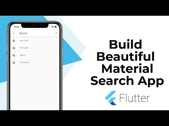 Flutter Advanced : Build Beautiful Material Search App or Integrate it with Any App