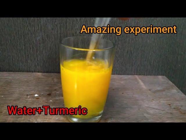 2 Easy Science Experiment to do at home || school science experiments||🔥 Turmeric and water=?? 🔥