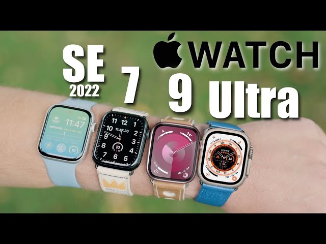 Apple Watch 9 vs. Series 8 / 7 / Ultra 2 / SE - Welche lohnt sich mehr? KAUFBERATUNG 2023