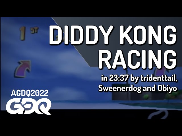 Diddy Kong Racing by tridenttail, Sweenerdog and Obiyo in 23:37 - AGDQ 2022 Online
