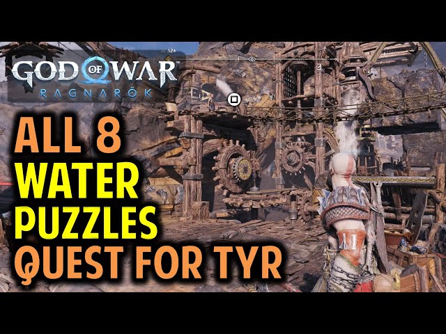 The Quest for Tyr: All Water-Wheel Puzzles | God of War Ragnarok