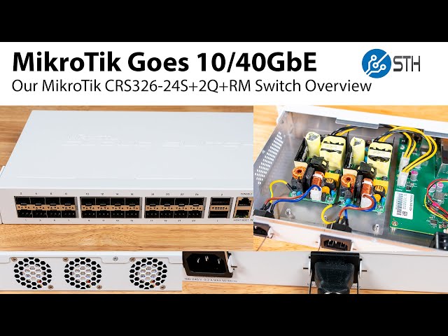 MikroTik CRS326-24S+2Q+RM Overview Video for Our Review