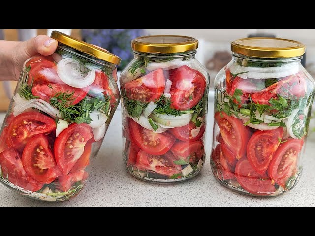 I've been preserving tomatoes this way for ten years! Delicious marinade everyone will love