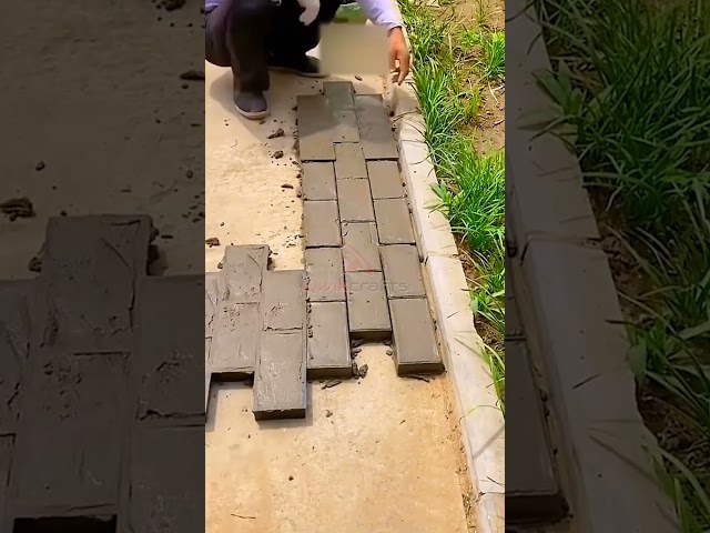 DIY Path Making | Simple Steps to Use a Concrete Mold