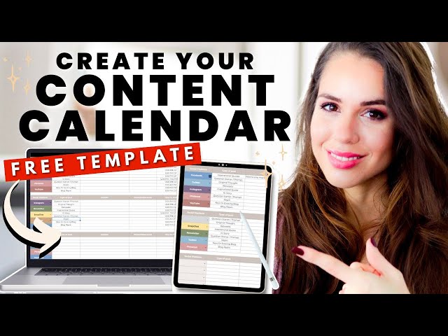 How To Create A Content Calendar For Social Media | (FREE TEMPLATE)