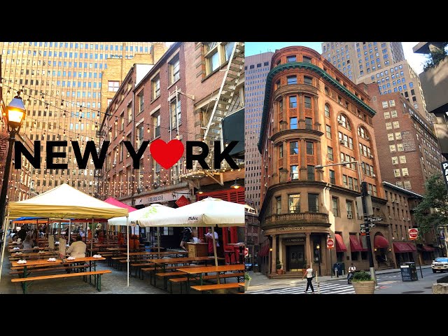 [4K]🇺🇸 NYC Walk: Financial District🏦, Lower Manhattan🗽Battery Park/ Sep.07 2021.
