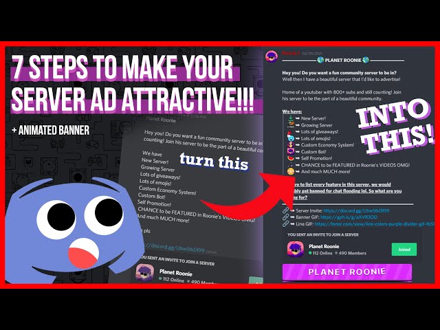 How to Make An ATTRACTIVE Server Advertisement!!!