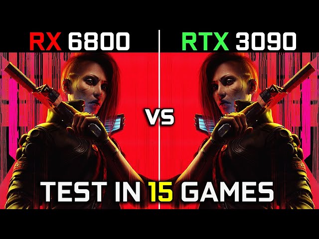 RX 6800 vs RTX 3090 | Test in 15 Games At 4K | The Ultimate Comparison! 🔥 | 2023