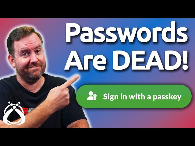 Passkeys are HERE and they're SECURE! Learn this today...
