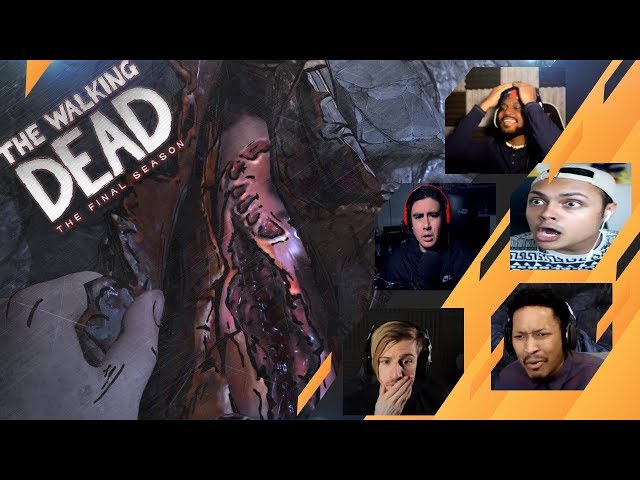 Gamers Reactions to Clementine Getting Bit | The Walking Dead: [S4][E4] Take Us Back