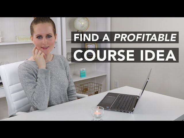 How to Find a PROFITABLE Online Course Idea