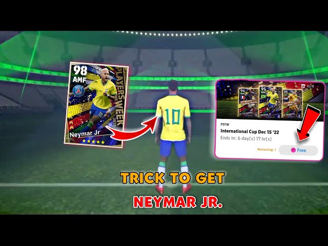 Trick To Get 98 Rated Neymar Jr From Potw | eFootball 2023 mobile