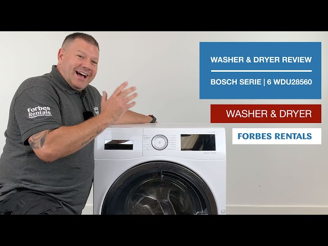 Bosch Washer Dryer WDU28560 Product Review & Demonstration | Forbes Rentals