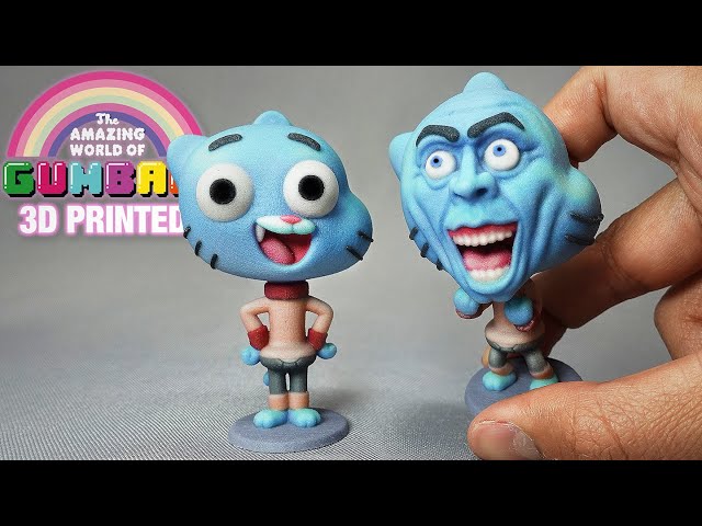Amazing World of Gumball - How to 3D sculpt/Print Gumball Watterson