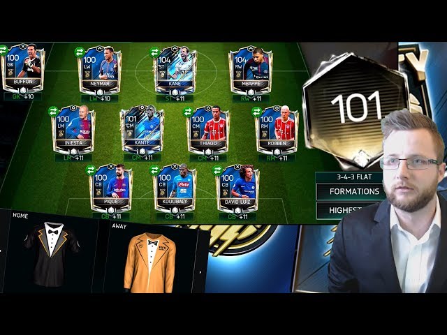 The Best Dressed And Best Looking Squad in FIFA Mobile 18! Full TOTY  Starting 11 Gameplay! FIFA ios