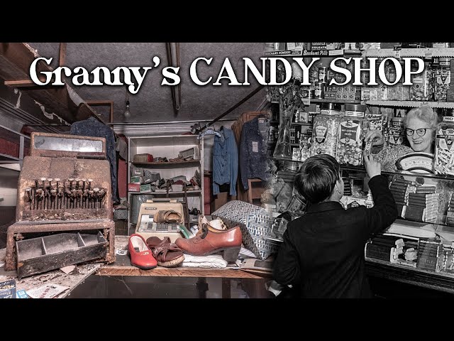 Granny's abandoned candy shop in England | Time has frozen