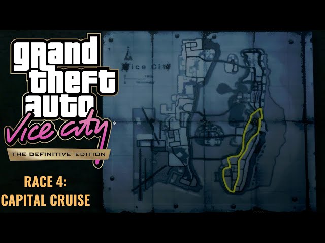GTA Vice City Definitive Edition - Street Race 4 - Capital Cruise (Sunshine Autos)