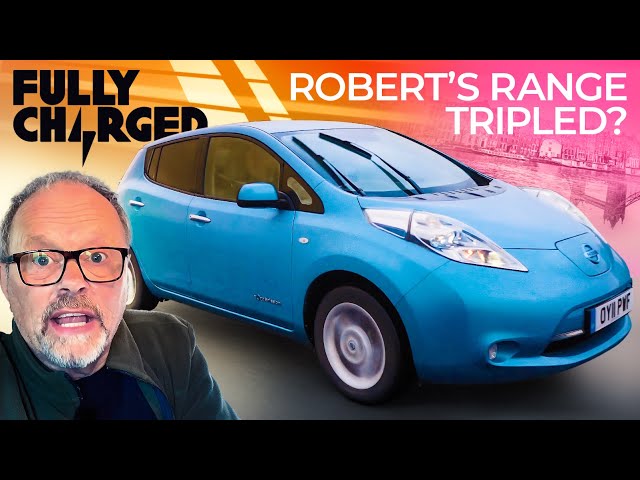 Return of the LEAF: Robert drives his range extended EV home from Holland