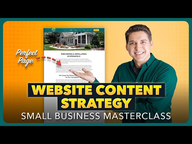 Website Content Strategy Course: Planning, Structure & Writing (for Small Business)