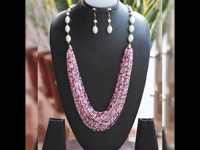 Hit! Trendy!.. Fancy Party Wear & Wedding Wear Necklace for Gown Dresses - DIY Jewelry