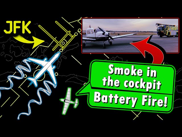 Piper PA28 EXPERIENCES HEAVY WAKE TURBULENCE | Emergency Lands at JFK