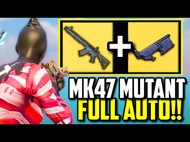 MK47 MUTANT WITH FULL AUTO ATTACHMENT!! | PUBG Mobile