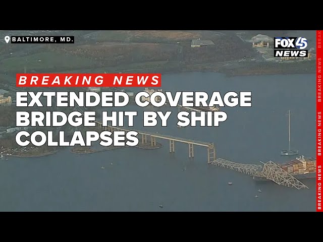 FULL COVERAGE PT. 7 Bridge disaster in Maryland: ship demolishes Key Bridge, people fall into water