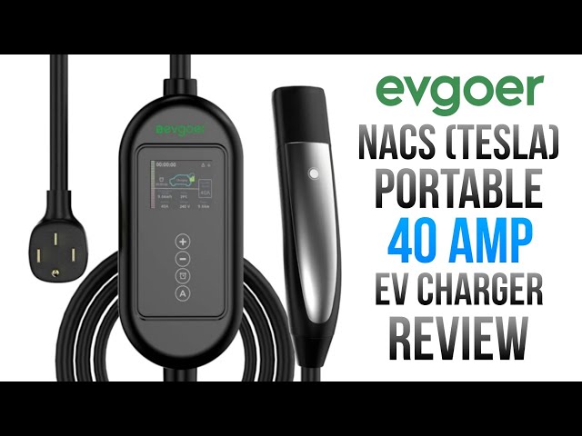 Evgoer NACS (Tesla) Portable 40 Amp EV Charger Review