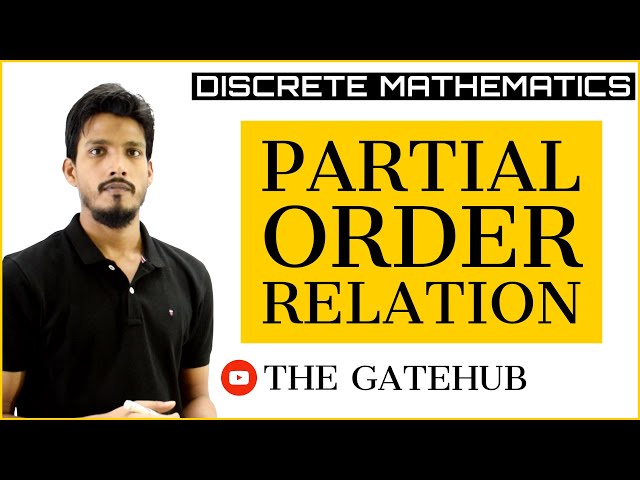 Partial Order Relation in Discrete Mathematics