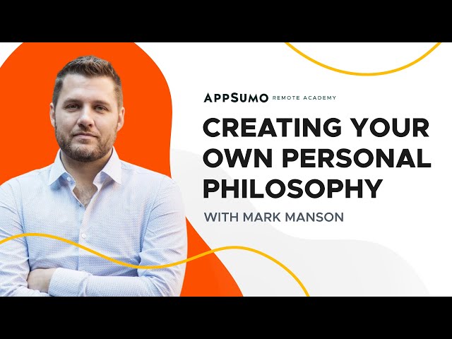 Creating Your Own Philosophy | Mark Manson