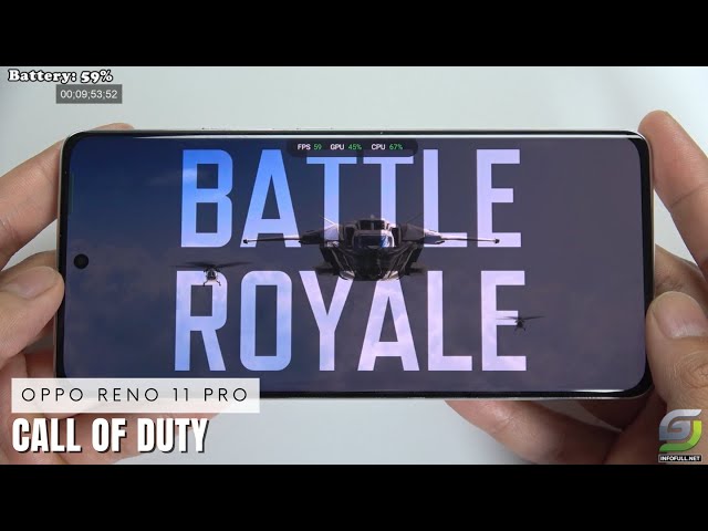 Oppo Reno11 Pro test game Call of Duty Mobile CODM | Dimensity 8200 5G