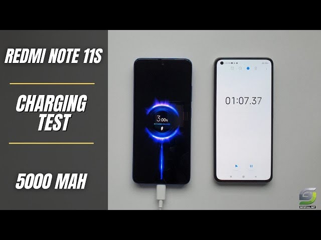 Redmi Note 11s Battery Charging test 0% to 100% | 33W fast charger 5000 mAh